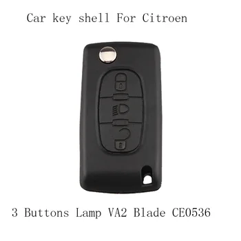 20pcs*3Button Flip Remote Key Case Blank Cover for Citroen C4 C5 C6 C8 Xsara Picasso Lamp Button VA2 Blade CE0536 Battery Holder
20pcs*3Button Flip Remote Key Case Blank Cover for Citroen C4 C5 C6 C8 Xsara Picasso Lamp Button VA2 Blade CE0536 Battery Holder