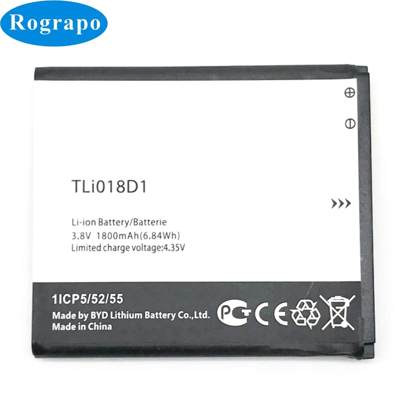 1800mAh TLi018D1 Battery For Alcatel One Touch Pop D5 Dual 5038x OT5038X Pop 3 5015D OT 5016 Phone Batterie Batterij Bateria
1800mAh TLi018D1 Battery For Alcatel One Touch Pop D5 Dual 5038x OT5038X Pop 3 5015D OT 5016 Phone Batterie Batterij Bateria