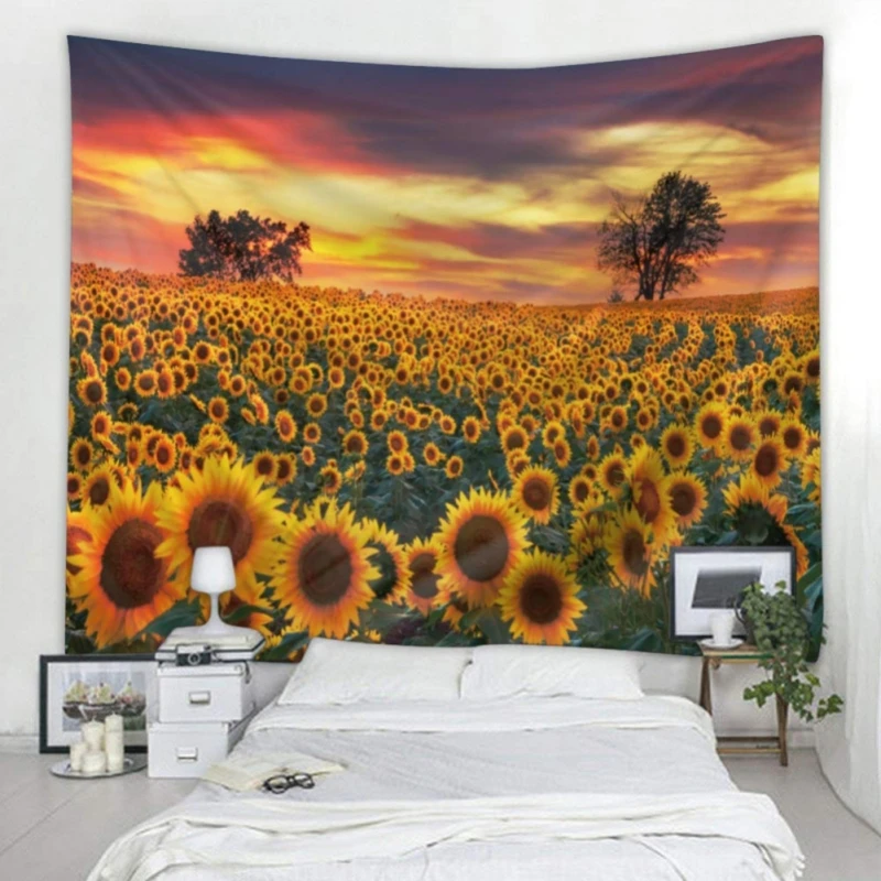 Sunflower Ocean Tapestry Floral Landscape Art Decorative Wall Hanging Tapestry For Bedroom Living Room Dorm
Sunflower Ocean Tapestry Floral Landscape Art Decorative Wall Hanging Tapestry For Bedroom Living Room Dorm