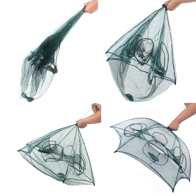 Fishing Network Bait Cage Trap Foldable Fishing Net 4-8 Holes Umbrella Crab Shrimp Minnow Fish Trap Tools
Fishing Network Bait Cage Trap Foldable Fishing Net 4-8 Holes Umbrella Crab Shrimp Minnow Fish Trap Tools