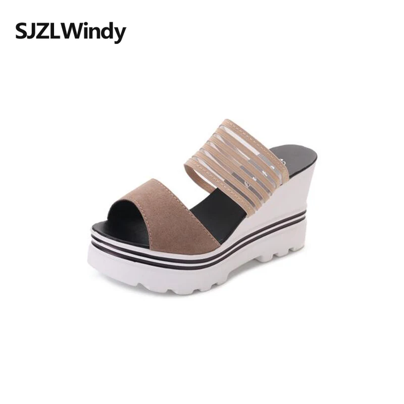 Muqgew New Fashion Wedge Women Shoes Casual Belt Buckle High Heel Shoes Fish Mouth Sandals 2019 Luxury Slipper Women
Muqgew New Fashion Wedge Women Shoes Casual Belt Buckle High Heel Shoes Fish Mouth Sandals 2019 Luxury Slipper Women