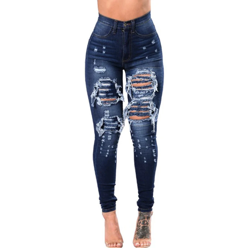 women's fashion pencil pants women solid Jeans Women Jeans Woman Stretch high Waist Skinny hole ripped vintage Jeans femme
women's fashion pencil pants women solid Jeans Women Jeans Woman Stretch high Waist Skinny hole ripped vintage Jeans femme