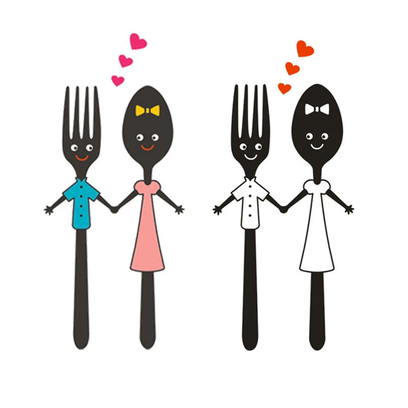 Kitchen Decoration Dining Cutlery Cute Spoon Fork Design Vinyl Mural Art Wall Sticker For Kitchen
Kitchen Decoration Dining Cutlery Cute Spoon Fork Design Vinyl Mural Art Wall Sticker For Kitchen