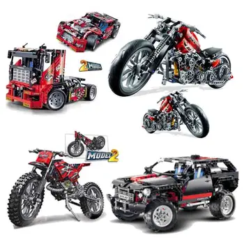 2 In 1 City Vehicle Building Blocks Compatible Lepining Technic Truck Racing Motorcycle Car Bricks Sets Children Boys Toys
2 In 1 City Vehicle Building Blocks Compatible Lepining Technic Truck Racing Motorcycle Car Bricks Sets Children Boys Toys