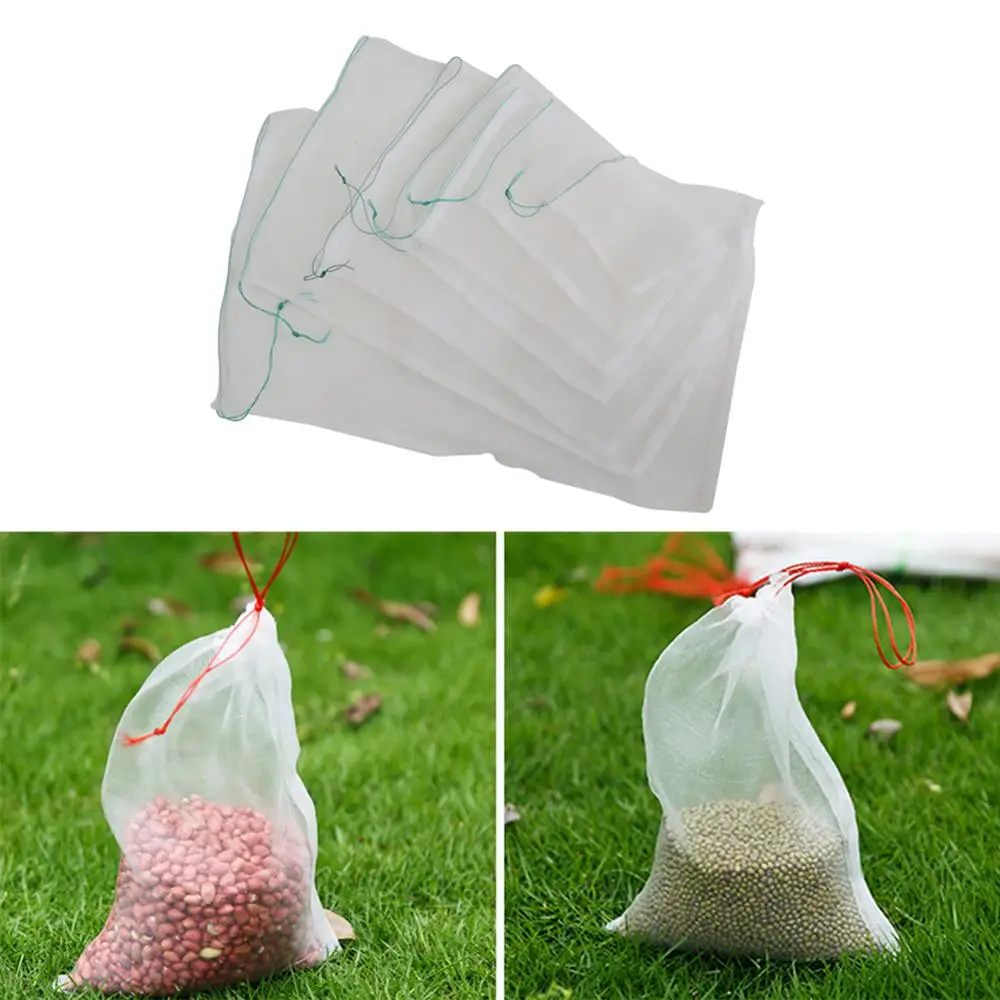 5Pc 7 Size Drawstring Nylon Garden Plant Fruit Vegetable Protective Grow Mesh Bags Agriculture Anti Bird Pest Protection Net Bag
5Pc 7 Size Drawstring Nylon Garden Plant Fruit Vegetable Protective Grow Mesh Bags Agriculture Anti Bird Pest Protection Net Bag