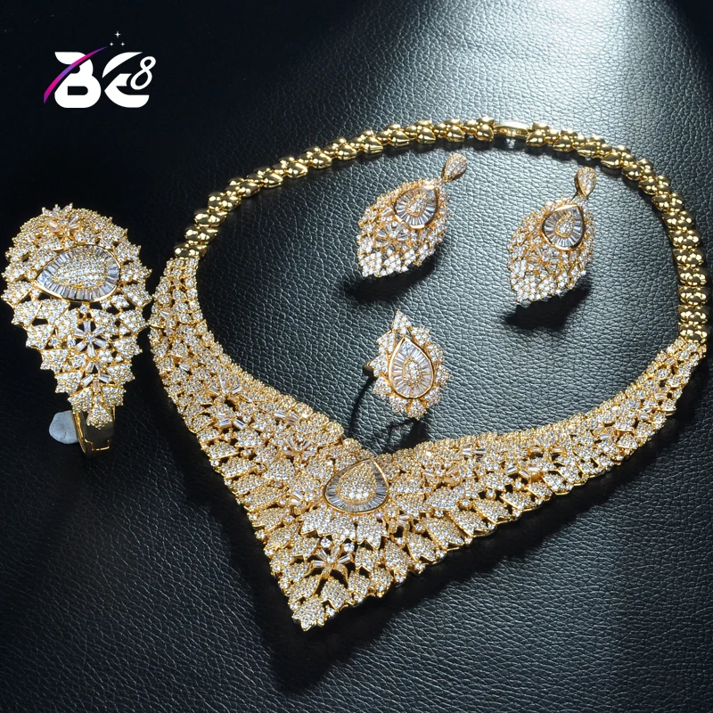 Be 8 Flower Design Bridal Jewelry Wedding Accessories Set Shinning AAA Cubic Zinconia Jewelry Set for Women Bijoux Femme S282
Be 8 Flower Design Bridal Jewelry Wedding Accessories Set Shinning AAA Cubic Zinconia Jewelry Set for Women Bijoux Femme S282