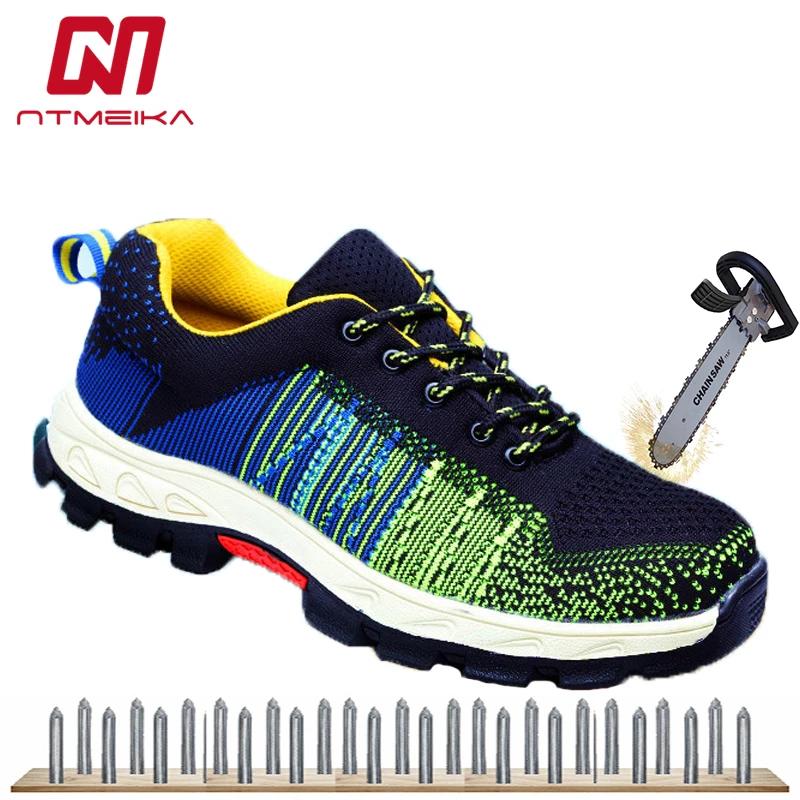 Lightweight Men Work Safety Shoes Steel Toe Work Safety Boots Men Fly Weaving Work Shoes Puncture-proof Outdoor Shoes Size 36-46
Lightweight Men Work Safety Shoes Steel Toe Work Safety Boots Men Fly Weaving Work Shoes Puncture-proof Outdoor Shoes Size 36-46
