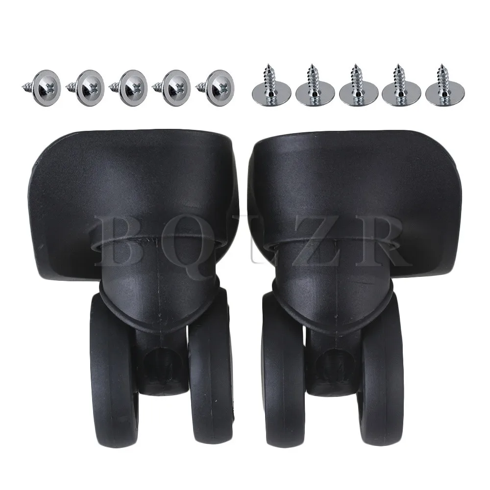 BQLZR DIY 10x9.6x5.2cm Black Plastic Left&Right Swivel Luggage Suitcase Caster Wheels with 5 Holes
BQLZR DIY 10x9.6x5.2cm Black Plastic Left&Right Swivel Luggage Suitcase Caster Wheels with 5 Holes