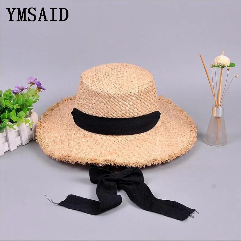 Ymsaid Fashion Women Summer Hats Large Raffia Straw Hat Lace Ribbon Lace-Beach Caps Fashion Ladies Floppy Panama Sun Hat
Ymsaid Fashion Women Summer Hats Large Raffia Straw Hat Lace Ribbon Lace-Beach Caps Fashion Ladies Floppy Panama Sun Hat