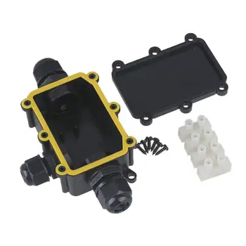 Waterproof Outdoor External IP68 Plastic Cable Wire Connector Protection Gland Electrical 3 Way Cable Junction Box with Terminal
Waterproof Outdoor External IP68 Plastic Cable Wire Connector Protection Gland Electrical 3 Way Cable Junction Box with Terminal