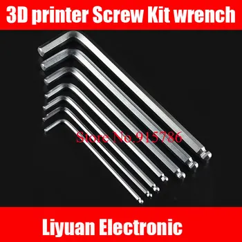 2set 3D printer assembly DIY machine tools / small ball head hex wrench plus 1.5 2 2.5 3 4mm/ 3D printer Screw Kit wrench
2set 3D printer assembly DIY machine tools / small ball head hex wrench plus 1.5 2 2.5 3 4mm/ 3D printer Screw Kit wrench
