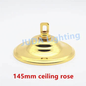 145mm gold french gold chrome black ceiling rose for led pendant Crystal lamp American ceiling canopy Lighting accessories
145mm gold french gold chrome black ceiling rose for led pendant Crystal lamp American ceiling canopy Lighting accessories