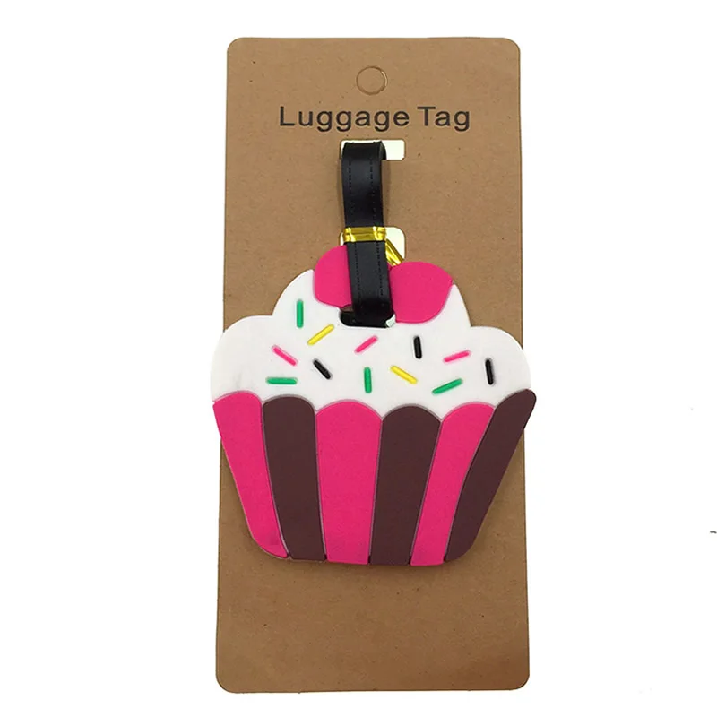 Creative Cake Luggage Tag Travel Accessories Women Silica Gel Suitcase ID Address Holder Baggage Boarding Tag Portable Label
Creative Cake Luggage Tag Travel Accessories Women Silica Gel Suitcase ID Address Holder Baggage Boarding Tag Portable Label