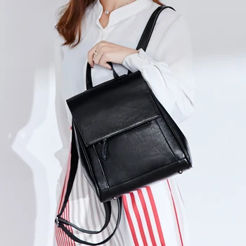 Multifunction Women Backpack Girls school bag Real Cow Leather Ladies Office Bag For Female Cowhide Bags 2019
Multifunction Women Backpack Girls school bag Real Cow Leather Ladies Office Bag For Female Cowhide Bags 2019