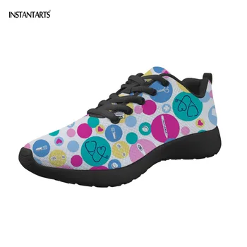 INSTANTARTS Running Shoes For Women Nurse Print Lace-up Athletic Trainers Zapatillas Sports Female Shoes Outdoor Walking Sneaker
INSTANTARTS Running Shoes For Women Nurse Print Lace-up Athletic Trainers Zapatillas Sports Female Shoes Outdoor Walking Sneaker