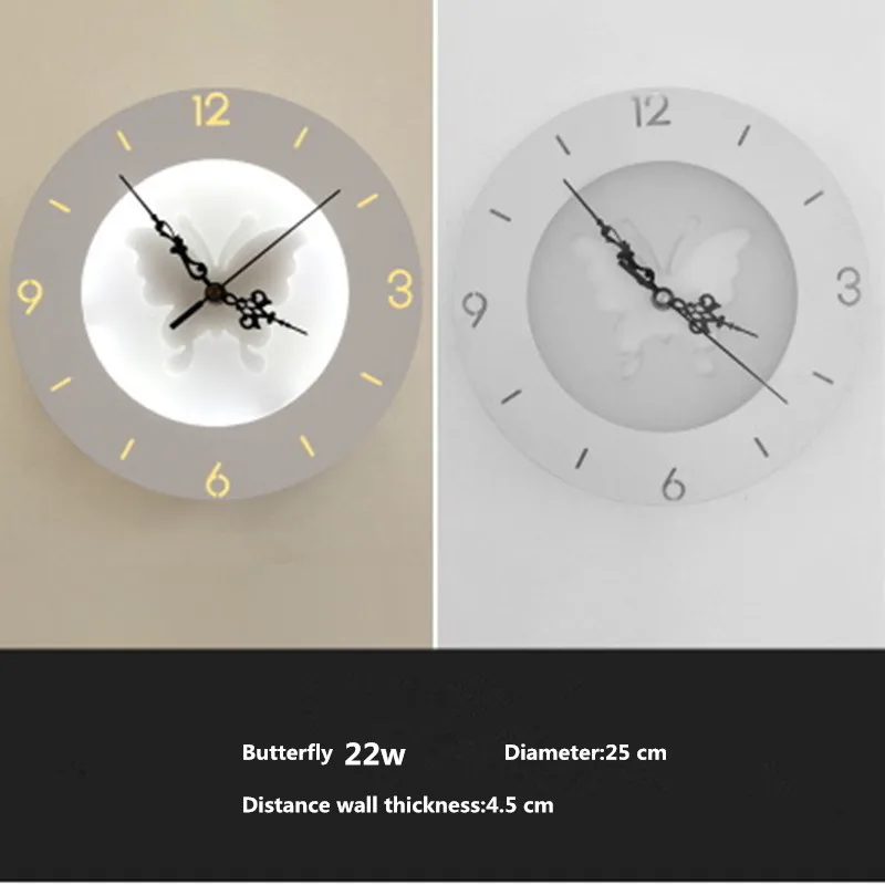 LED wall light wall clock Nordic living room wall lamp bedroom study wall sconce 22w
LED wall light wall clock Nordic living room wall lamp bedroom study wall sconce 22w