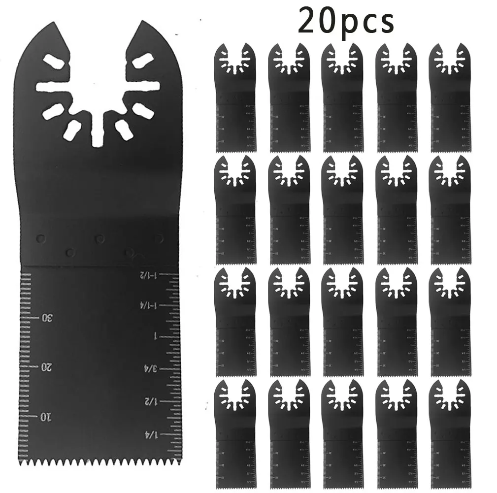 Multitool 20pcs 32mm Oscillating Saw Blade Quick Release Wood Plastic Metal Fiberglass Power Tool
Multitool 20pcs 32mm Oscillating Saw Blade Quick Release Wood Plastic Metal Fiberglass Power Tool