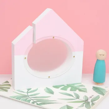 House Shape Wooden Piggy Bank Money Boxes Gift For Children 's Room Decoration Transparent Piggy Bank Christmas Decor 
House Shape Wooden Piggy Bank Money Boxes Gift For Children 's Room Decoration Transparent Piggy Bank Christmas Decor