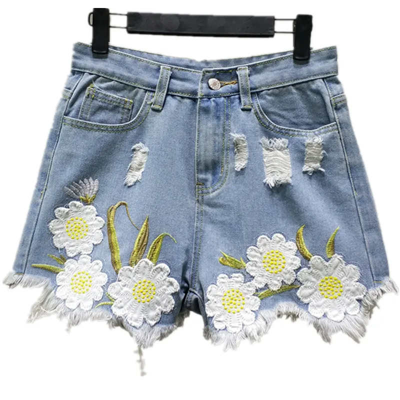 B2458 New style spring and summer 2019 students lace embroidered women loose wide leg hot denim shorts cheap wholesale
B2458 New style spring and summer 2019 students lace embroidered women loose wide leg hot denim shorts cheap wholesale