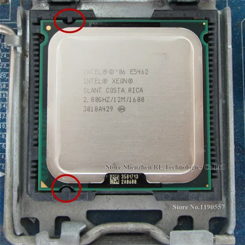 XEON E5462 2 8 GHz 12M 1600Mhz CPU равен ядру Quad Q9550 работает на материнской плате LGA775|xeon e5462|q9550