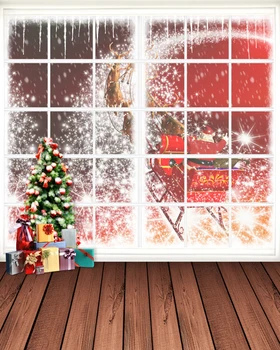 Christmas tree vinyl cloth Santa Claus snowflake window photography backdrops for kids family photo studio portrait backgrounds
Christmas tree vinyl cloth Santa Claus snowflake window photography backdrops for kids family photo studio portrait backgrounds