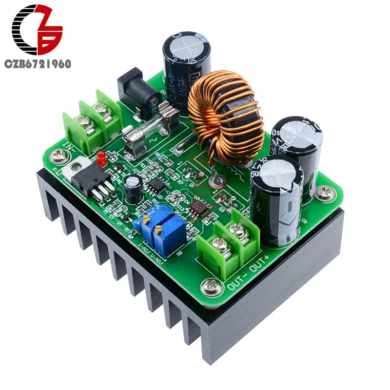 DC-DC 600W 10-60V to 12-80V Boost Converter Step-up Module car Power Supply JK