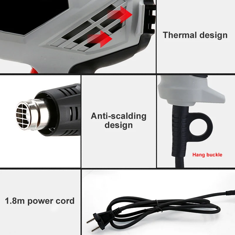 2000W Dual Temperature Modes Heat Hot Air Portable Mini Heat Tool for DIY Embossing Wrapping LO88
2000W Dual Temperature Modes Heat Hot Air Portable Mini Heat Tool for DIY Embossing Wrapping LO88