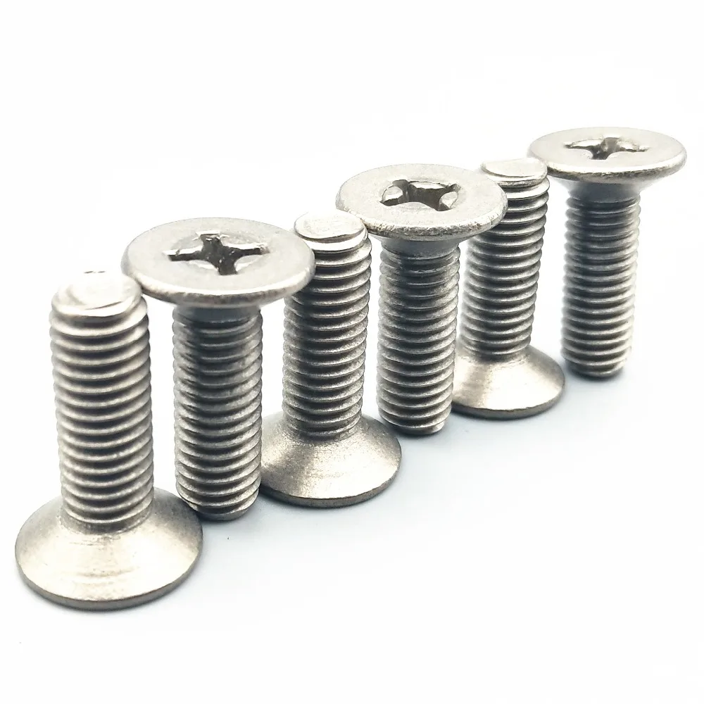 M8 Flat Head Titanium Bolts Countersunk Ti Bolt Ti Color Cross Drive Machine Titanium Screws Ti Fastener TA2 GRADE 2
M8 Flat Head Titanium Bolts Countersunk Ti Bolt Ti Color Cross Drive Machine Titanium Screws Ti Fastener TA2 GRADE 2