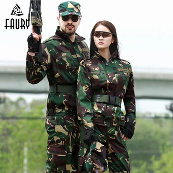 Military Uniform Special Forces Outdoor Camouflage Suit Training CS Combat Hunting Clothes Long Sleeve Jacket + Pants Men Women
Military Uniform Special Forces Outdoor Camouflage Suit Training CS Combat Hunting Clothes Long Sleeve Jacket + Pants Men Women