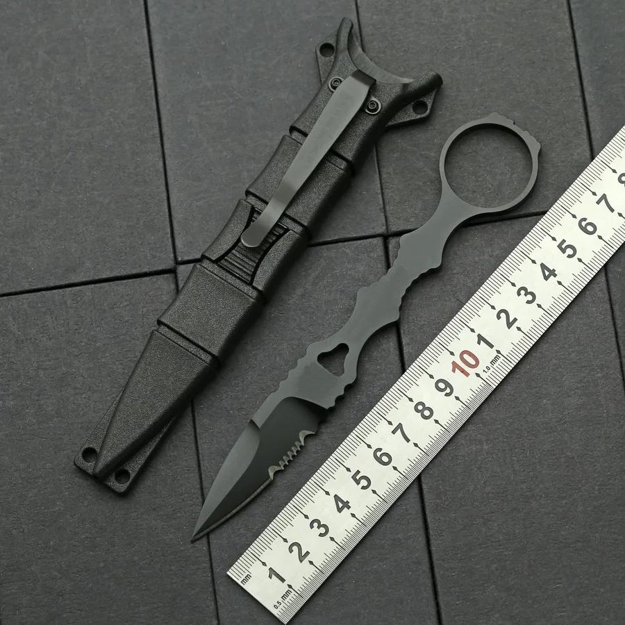 Karambit 176T Fixed knife D2 steel half tooth blade ABS sheath outdoor hunting survival tactical pocket straight knife EDC tools
Karambit 176T Fixed knife D2 steel half tooth blade ABS sheath outdoor hunting survival tactical pocket straight knife EDC tools