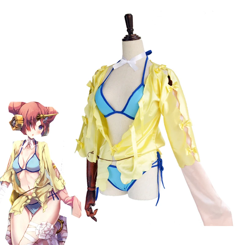 Game FGO Fate Grand Order Frankenstein Cosplay Costume Girls Bathing Suit Halloween Carnival Swimsuit Sexy Dress Anime Swimwear
Game FGO Fate Grand Order Frankenstein Cosplay Costume Girls Bathing Suit Halloween Carnival Swimsuit Sexy Dress Anime Swimwear