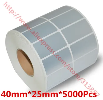 Strong adhesive blank waterproof paper tags matte silver PET barcode labels custom stickers 40 * 25* 5000Pcs For Label Printer
Strong adhesive blank waterproof paper tags matte silver PET barcode labels custom stickers 40 * 25* 5000Pcs For Label Printer