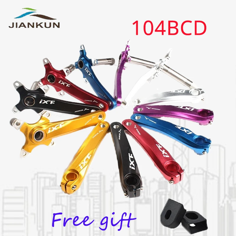 JIANKUN 104 BCD Crank 170mm MTB Bike Crank Arm Road Mountain Bicycle Cranks Aluminum Alloy Crank Set Bicycle Accessories
JIANKUN 104 BCD Crank 170mm MTB Bike Crank Arm Road Mountain Bicycle Cranks Aluminum Alloy Crank Set Bicycle Accessories