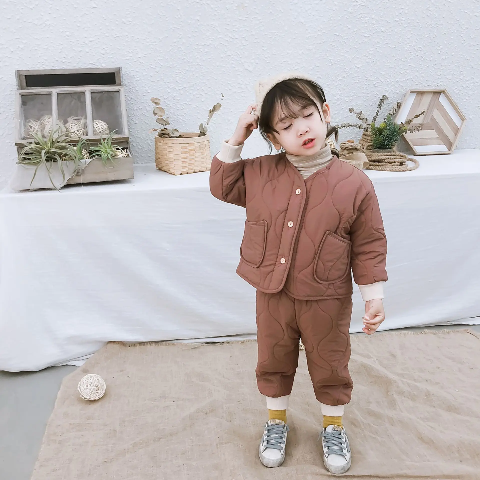 2018 Winter New Arrival korean style cotton clothing sets pure color fashion thickened suit for cute sweet baby girls and boys
2018 Winter New Arrival korean style cotton clothing sets pure color fashion thickened suit for cute sweet baby girls and boys