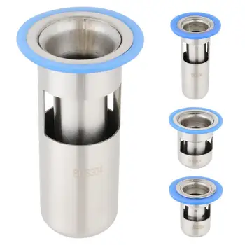 Hair Catcher Stopper Stainless Steel Shower Floor Drain Bathroom Drainage Gully Core Thicken bath accessories
Hair Catcher Stopper Stainless Steel Shower Floor Drain Bathroom Drainage Gully Core Thicken bath accessories