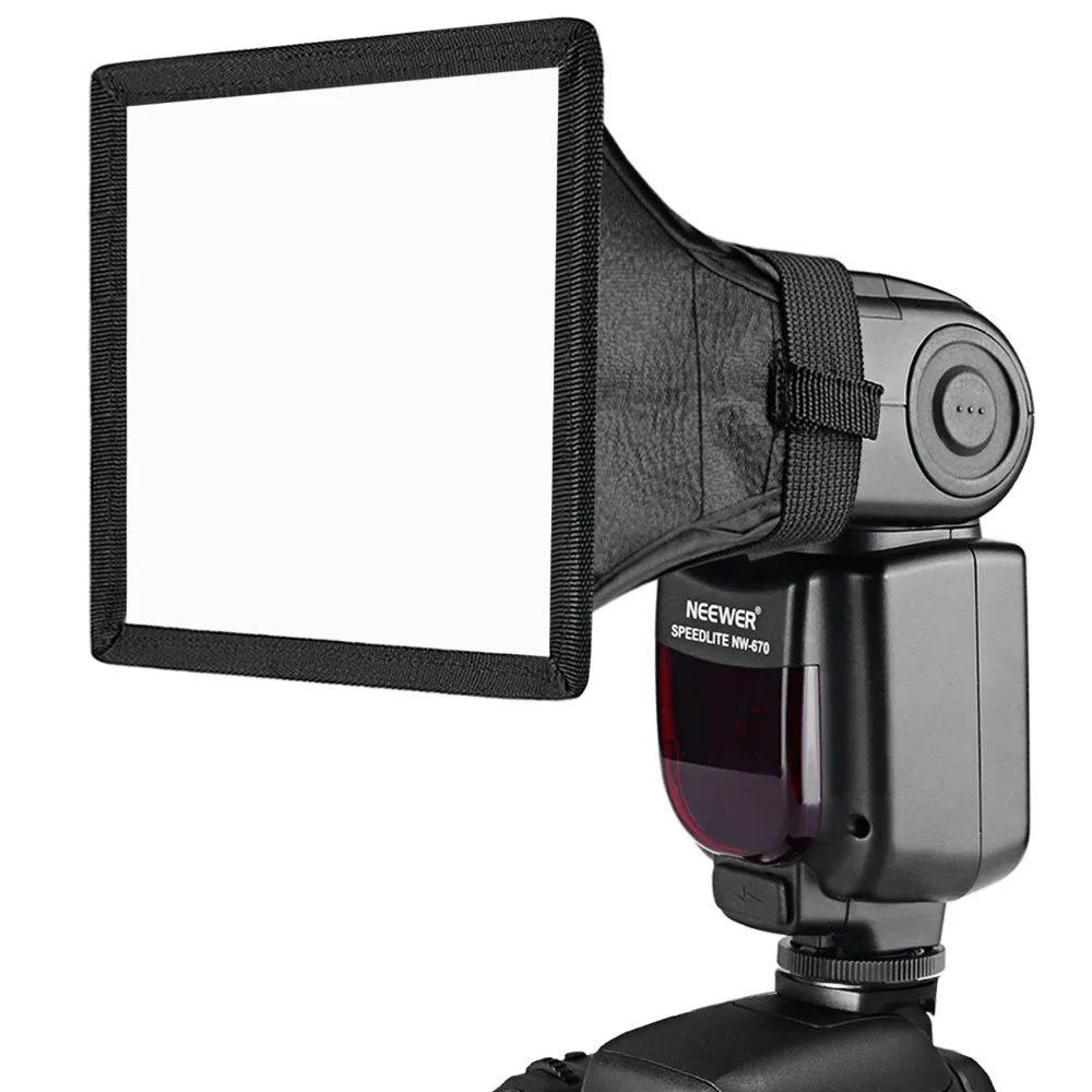 Neewer 6x5 inches/15x13cm Speedlite Softbox Flashlight Diffuser for Canon 580EX II 600EX-RT/YongNuo YN560 III YN560 IV/Nikon
Neewer 6x5 inches/15x13cm Speedlite Softbox Flashlight Diffuser for Canon 580EX II 600EX-RT/YongNuo YN560 III YN560 IV/Nikon