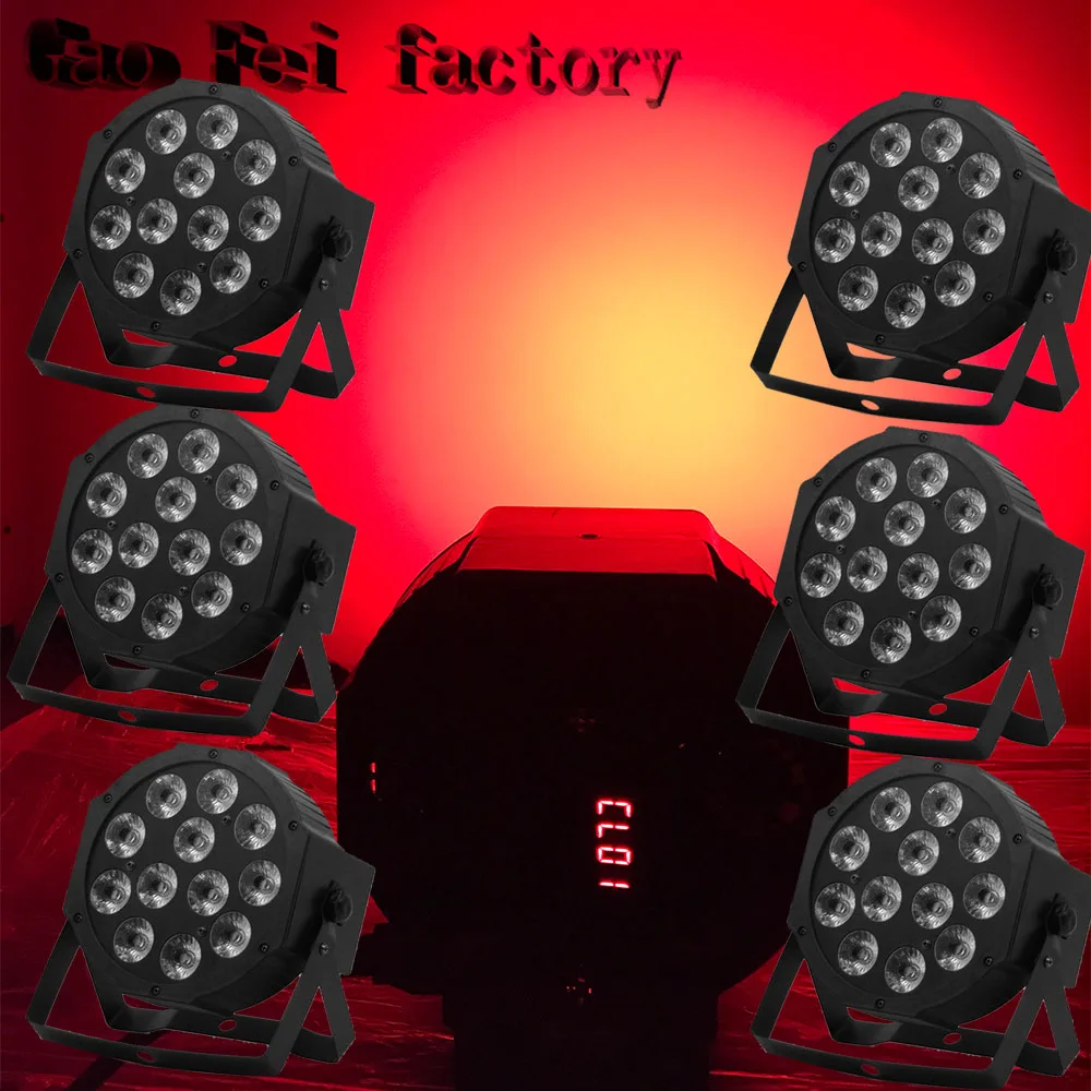 6pcs/lot 12X12W LED Par light RGBW 4in1 flat par led DMX control disco lights professional dj equipment dyeing lamp
6pcs/lot 12X12W LED Par light RGBW 4in1 flat par led DMX control disco lights professional dj equipment dyeing lamp