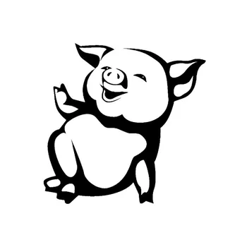 HotMeiNi 14*14CM Enchanting Pig Cartoon Car-Styling Decoration Car Stickers Decals Black/Sliver
HotMeiNi 14*14CM Enchanting Pig Cartoon Car-Styling Decoration Car Stickers Decals Black/Sliver