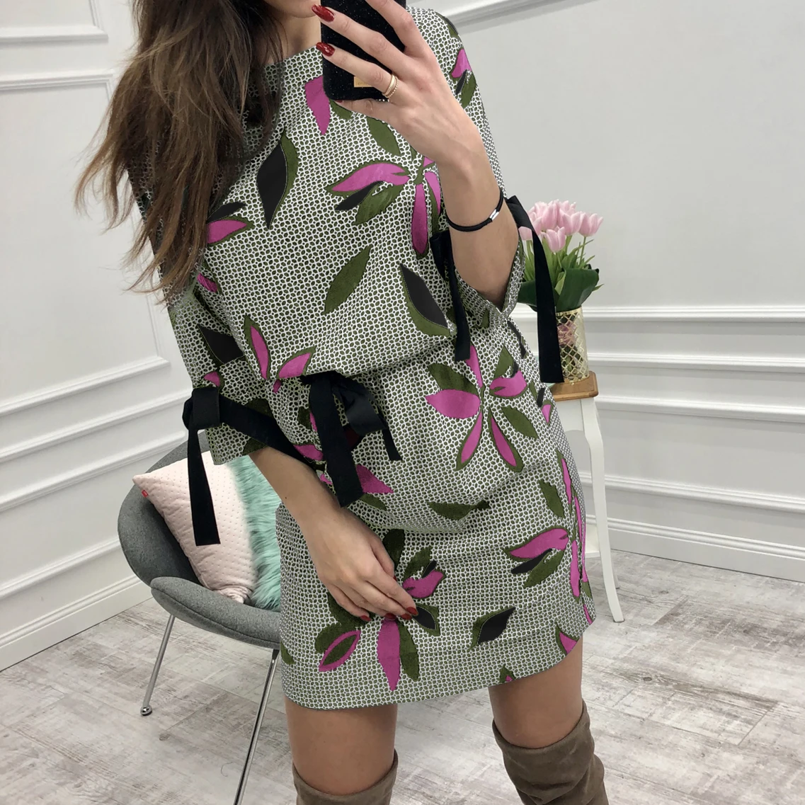 Women Summer Casual O-neck Floral Printed Dresses Girl Sweet Bow Kawaii Mini Sundress Femme Dress Beach Boho Plus Size N8873
Women Summer Casual O-neck Floral Printed Dresses Girl Sweet Bow Kawaii Mini Sundress Femme Dress Beach Boho Plus Size N8873