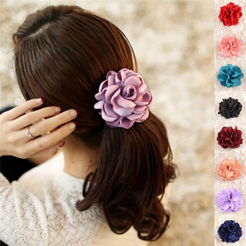 Girls Hair Band Rope Elastic Rose Flower Ponytail Holder Hair Decoration Headband Headdress Female Jewelry Accessories
Girls Hair Band Rope Elastic Rose Flower Ponytail Holder Hair Decoration Headband Headdress Female Jewelry Accessories