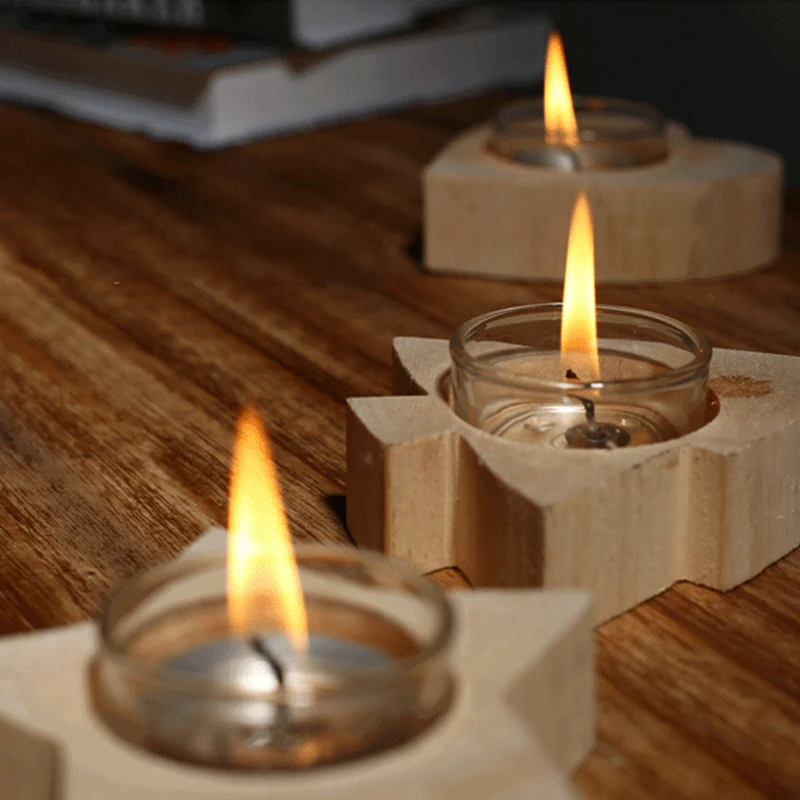 Creative Tree Heart Stars Wood Candlestick Candle Holder Romantic Vintage Tea Light Dinner Table Candlelight for Gift Home Decor
Creative Tree Heart Stars Wood Candlestick Candle Holder Romantic Vintage Tea Light Dinner Table Candlelight for Gift Home Decor