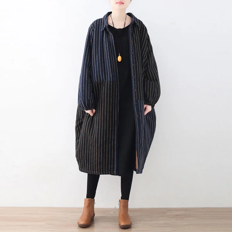 Johnature Women Striped Wool Parkas Patchwork Coat Bat Sleeve 2019 Winter New Plus Size Women Clothes Thick Warm Quality Parkas
Johnature Women Striped Wool Parkas Patchwork Coat Bat Sleeve 2019 Winter New Plus Size Women Clothes Thick Warm Quality Parkas