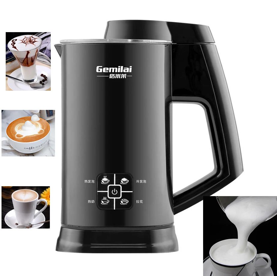 Automatic Coffee Foam Machine 260ML 600W 220-240V 50/60Hz Food Grade PP Material Cold / Hot Foam / Heat Milk / Pull Flowers
Automatic Coffee Foam Machine 260ML 600W 220-240V 50/60Hz Food Grade PP Material Cold / Hot Foam / Heat Milk / Pull Flowers