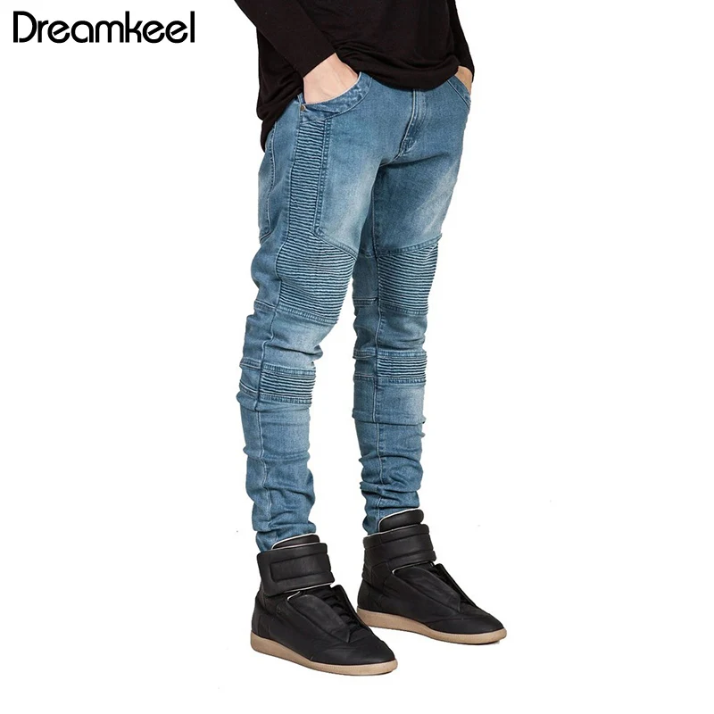 2019 New Fashion Men's Track Slim Jeans Men And Women Biker Pilot Fashion Streetwear Hiphop Skinny For Men Denim pants Y
2019 New Fashion Men's Track Slim Jeans Men And Women Biker Pilot Fashion Streetwear Hiphop Skinny For Men Denim pants Y
