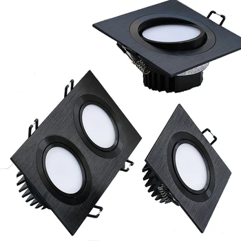 Led Cob Downlights Square 10W 12W 15W 20W 25W Double Dimmable Led Fixture Ceiling Spot Lights Bulb AC85-265V 60 angle UL CE
Led Cob Downlights Square 10W 12W 15W 20W 25W Double Dimmable Led Fixture Ceiling Spot Lights Bulb AC85-265V 60 angle UL CE