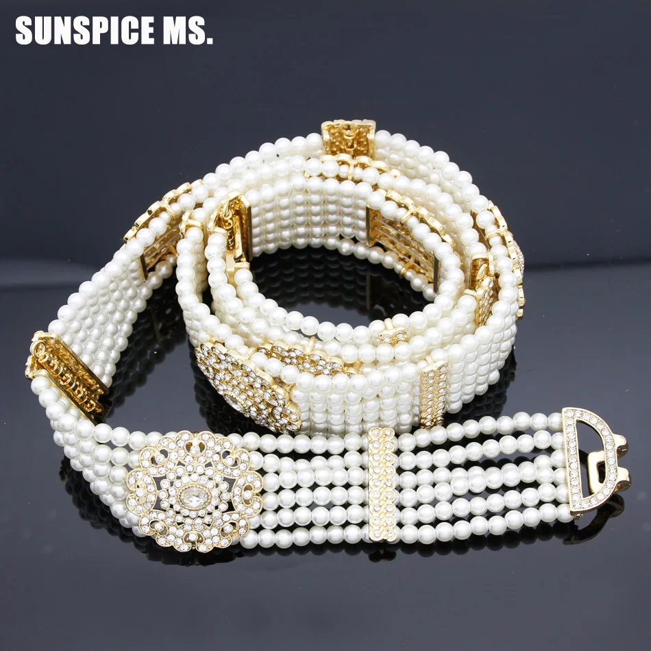 SUNSPICE MS Caucasus Vintage wedding Dress Belt Women Bridal Waist Chain Bead Adjustable Length Jewelry India Pearl Belt 2018
SUNSPICE MS Caucasus Vintage wedding Dress Belt Women Bridal Waist Chain Bead Adjustable Length Jewelry India Pearl Belt 2018