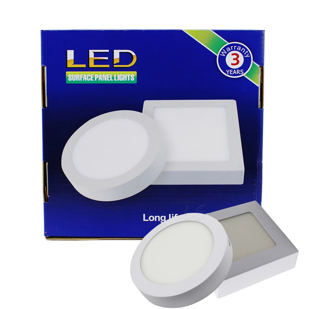 Surface Mounted LED Downlights 6W 12W 18W Dimmable LED Recessed Ceiling Down Lights 120 Angle Panel Lamp AC 85-265V
Surface Mounted LED Downlights 6W 12W 18W Dimmable LED Recessed Ceiling Down Lights 120 Angle Panel Lamp AC 85-265V
