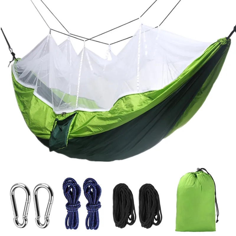 Hammock with Mosquito Net Ultralight Protable Anti-Mosquito Swing Sleeping Hammock Bed with Net for Outdoor Hiking Backpacking
Hammock with Mosquito Net Ultralight Protable Anti-Mosquito Swing Sleeping Hammock Bed with Net for Outdoor Hiking Backpacking