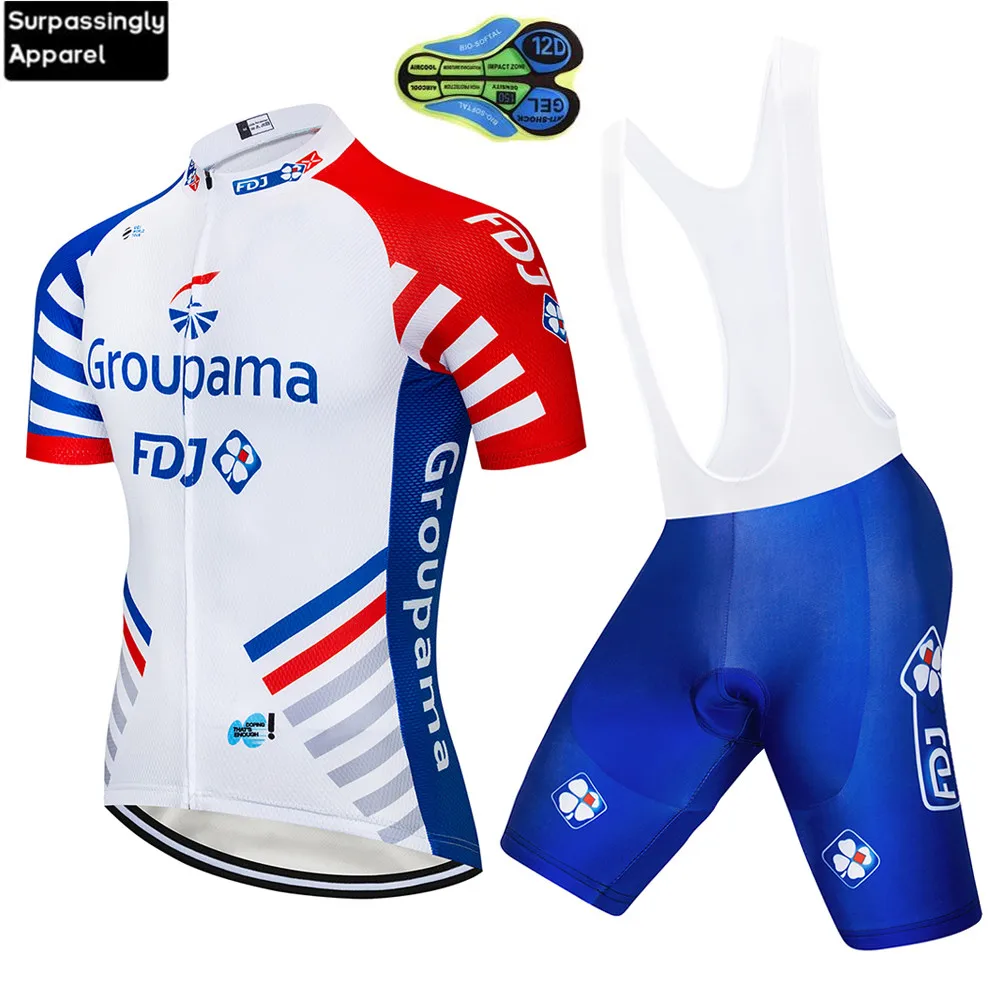 GROUPAMA FDJ Cycling Clothing Set Pro UCI Teams Cycling Jersey Bike Clothing Bicycle Short Ropa Ciclismo Sportswear Bike Clothes
GROUPAMA FDJ Cycling Clothing Set Pro UCI Teams Cycling Jersey Bike Clothing Bicycle Short Ropa Ciclismo Sportswear Bike Clothes