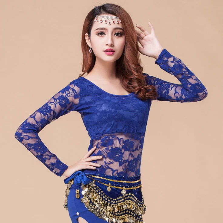 Sexy Lace Long Sleeve Belly Eastern Oriental Dance Top Shirt Costumes for Sale Women Belly Dancing Clothes Bellydance Clothing
Sexy Lace Long Sleeve Belly Eastern Oriental Dance Top Shirt Costumes for Sale Women Belly Dancing Clothes Bellydance Clothing